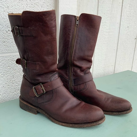 Frye Buckle Boots - Picture 1 of 11